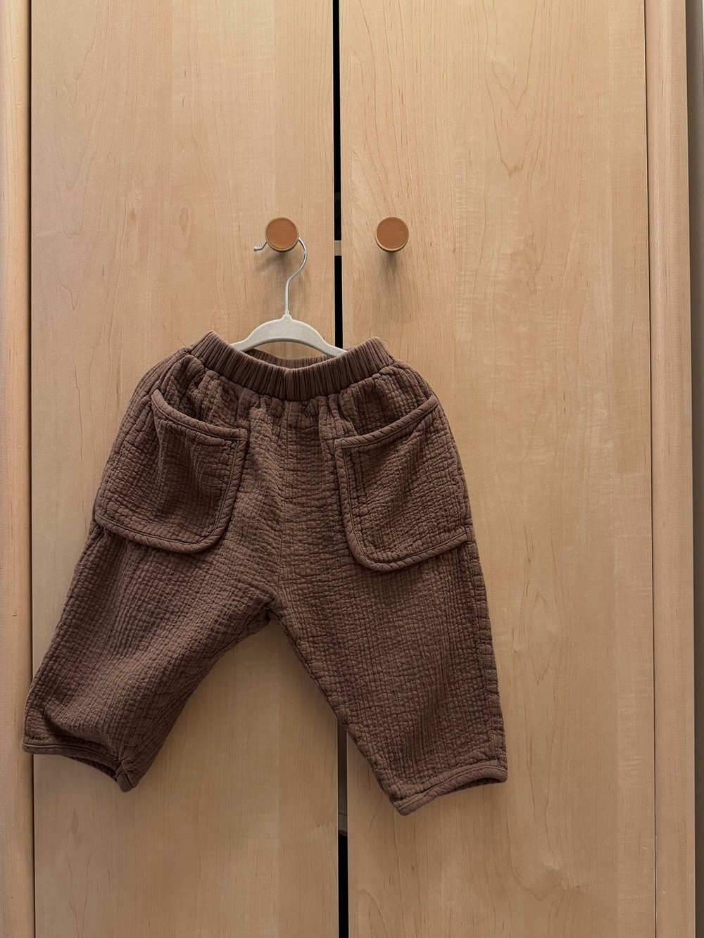 2T Brown Oversized Pants Trousers - Kindly the Label - Toddler Boys - Fall Winte